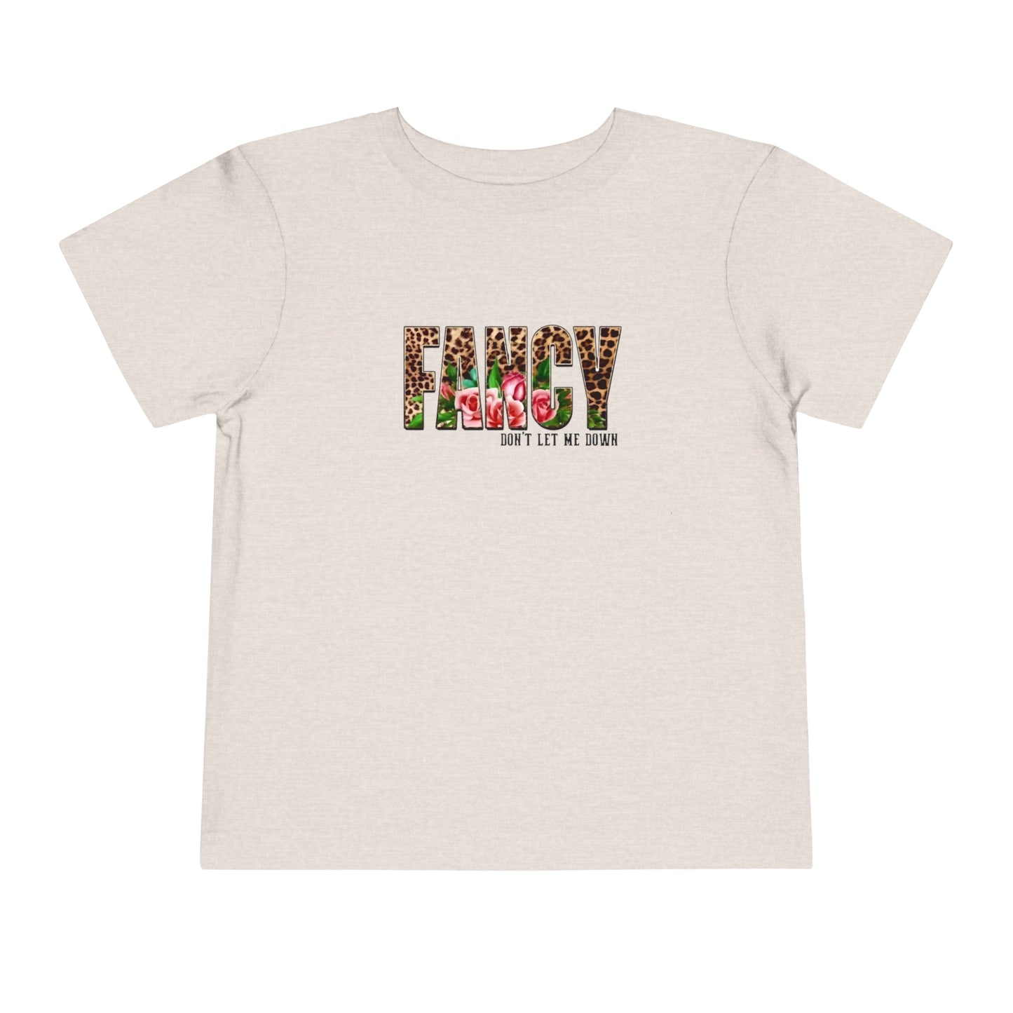 Fancy Don't Let Me Down Girls Toddler Short Sleeve Tee - Kids