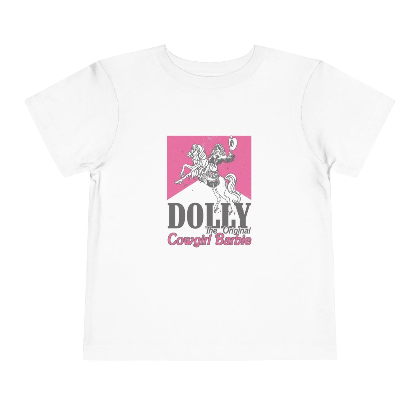 Dolly The Original Cowgirl Girls Toddler Short Sleeve Tee - Kids