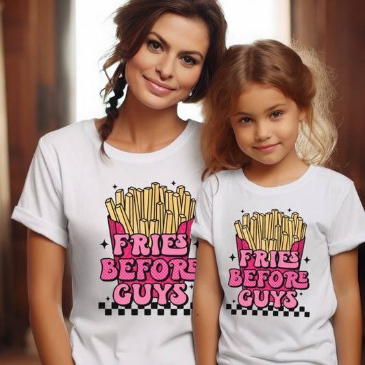 Fries Before Guys TODDLER Tee - Mommy & Me